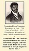 Venerable Pierre Toussaint Prayer Card